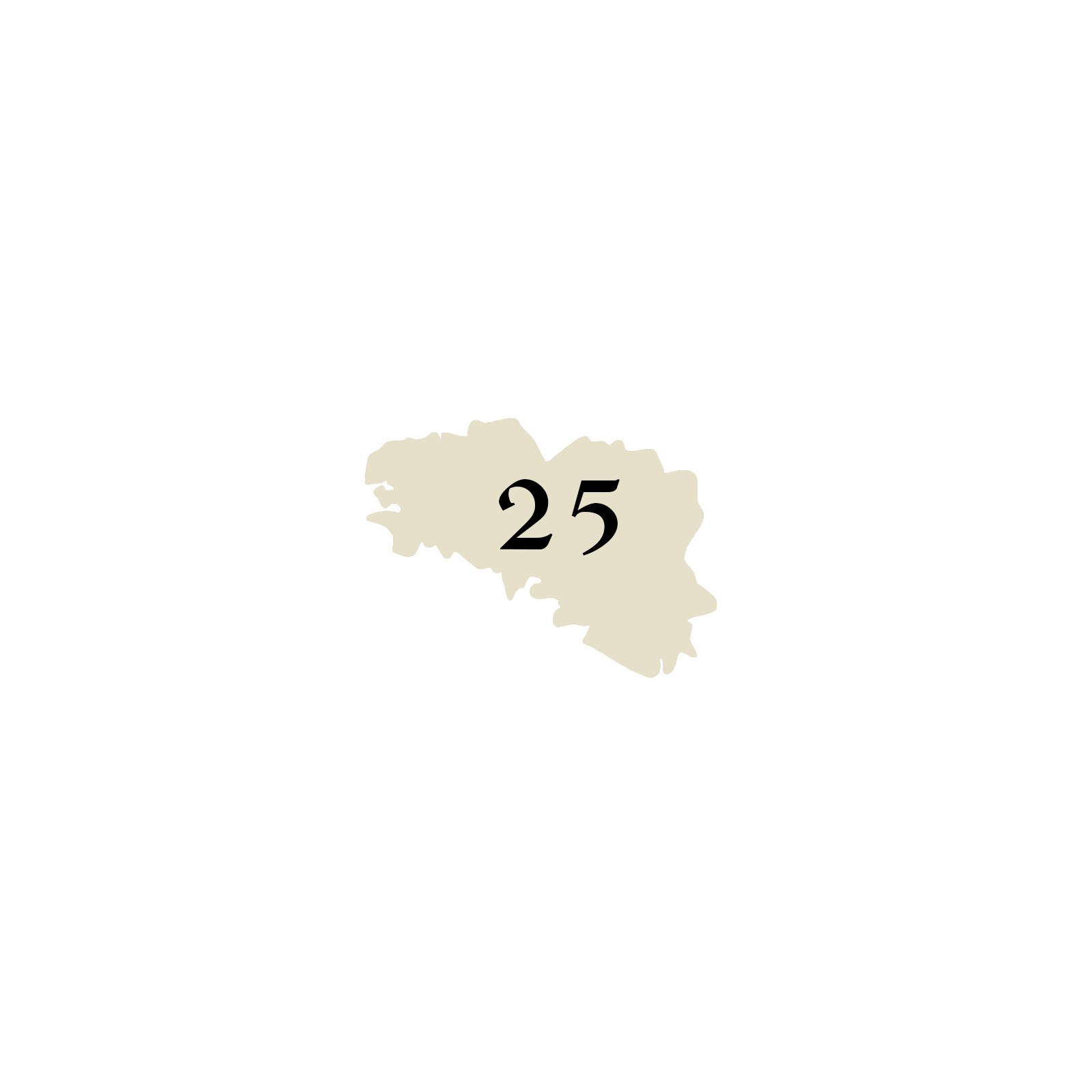 Numéro fantaisie personnalisable pour boîte aux lettres | Bretagne