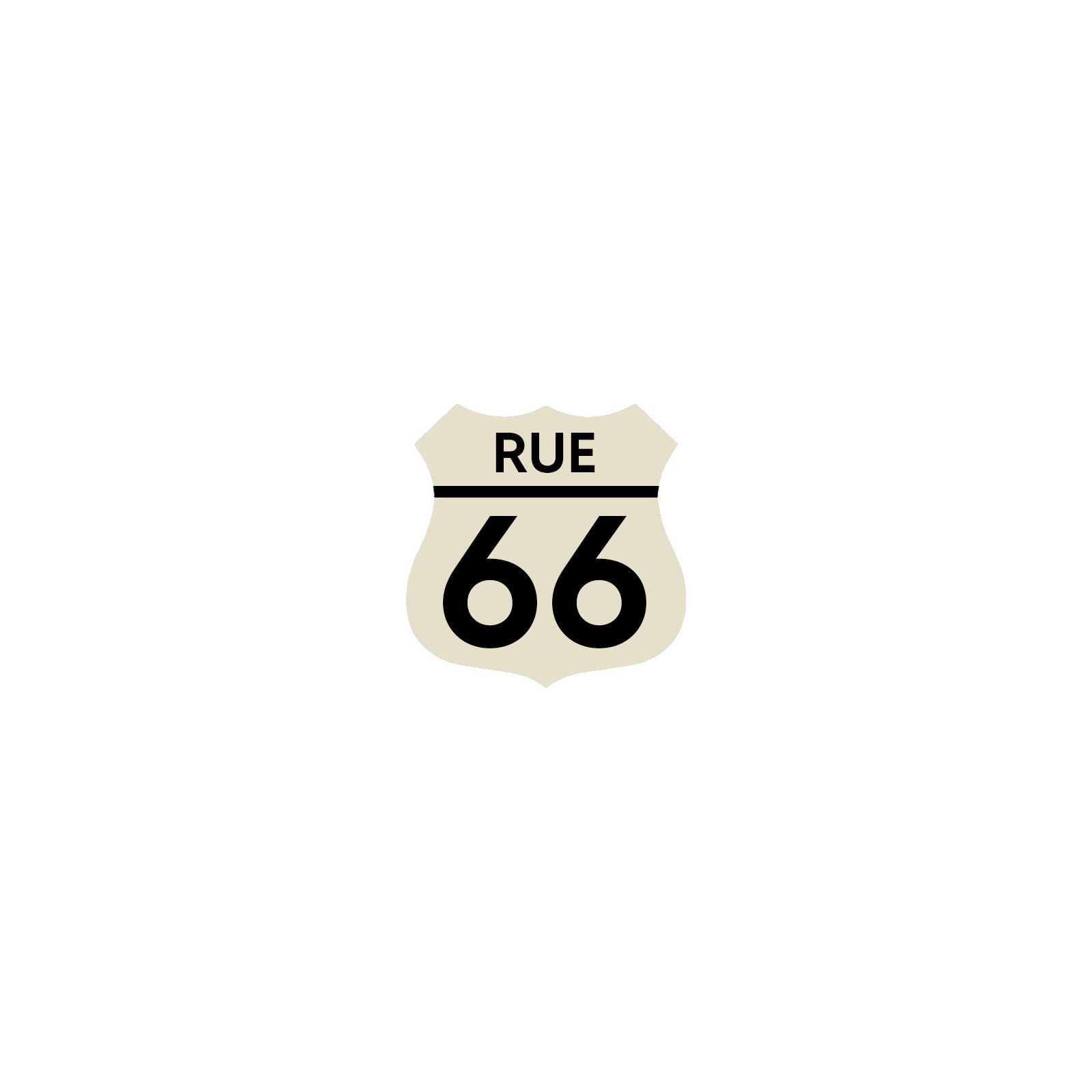 Numéro fantaisie personnalisable pour boîte aux lettres | Route 66