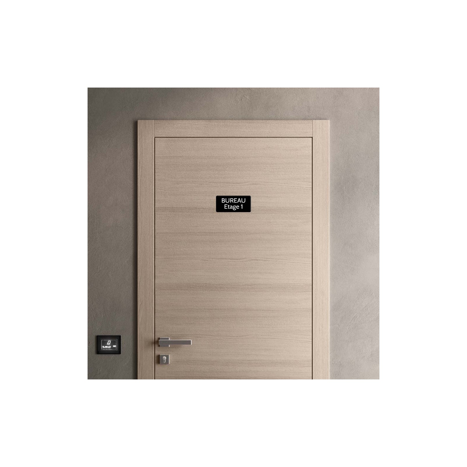Plaque de porte gravée - 100 x 200 mm | Rectangle angles arrondis