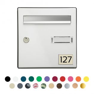Numéro pour boîte aux lettres - Format moyen | 70 x 50 cm