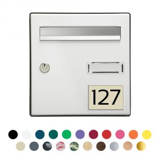 Numéro pour boîte aux lettres - Grand format | 100 x 70 mm