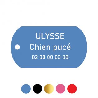 Petite médaille pour animal à personnaliser | Plaque militaire