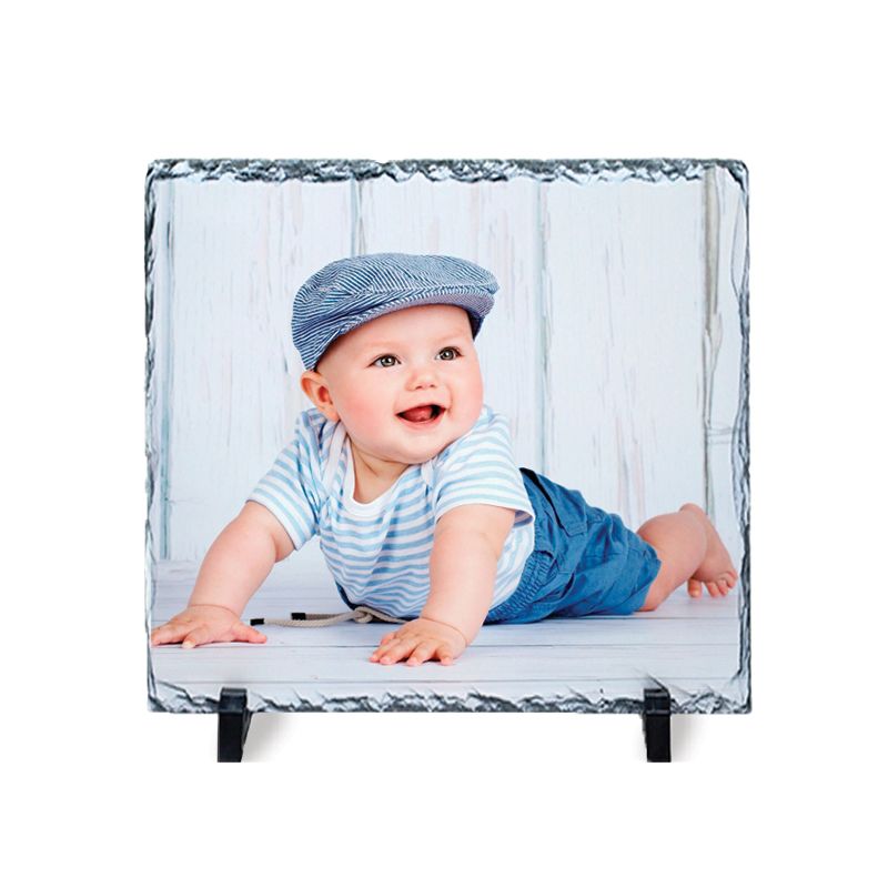 Ardoise photo personnalisée | Carrée 15 x 15 cm Ardoise photo personnalisée | Carrée 15 x 15 cm