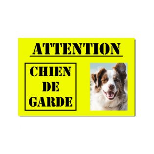 Panneau ATTENTION CHIEN DE GARDE Ø 15 cm 20 cm 30 cm