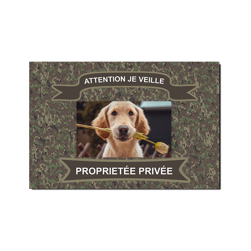 Plaque métallique personnalisée | Propriété privée