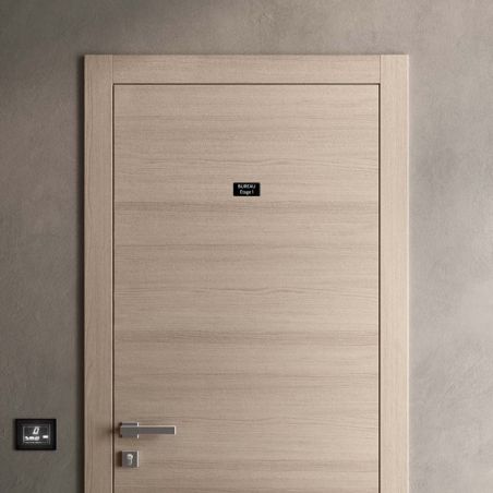 Plaque de porte gravée - 50 x 100 mm | Rectangle angles arrondis