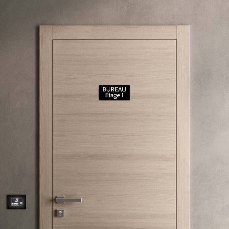 Plaque de porte gravée - 125 x 250mm | Rectangle angles arrondis