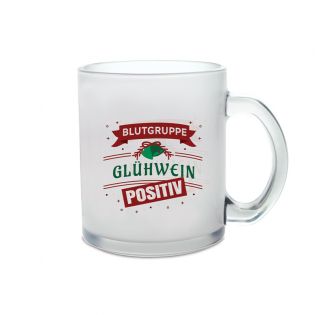 Mug en verre givré personnalisé