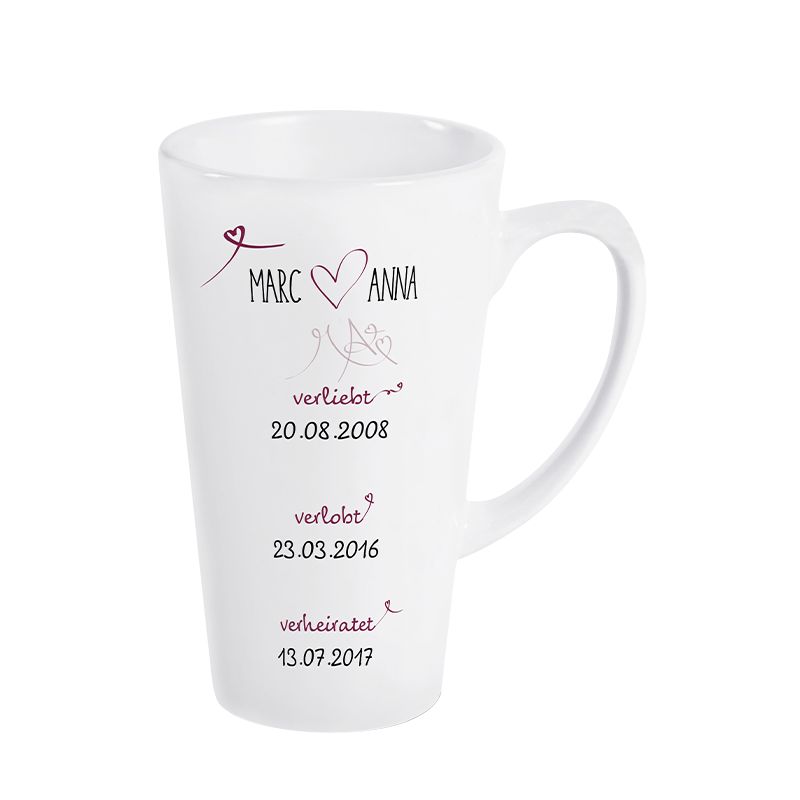 Grande tasse conique personnalisée Grande tasse conique personnalisée