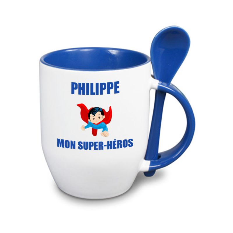 Mug personnalisé avec cuillère Mug personnalisé avec cuillère
