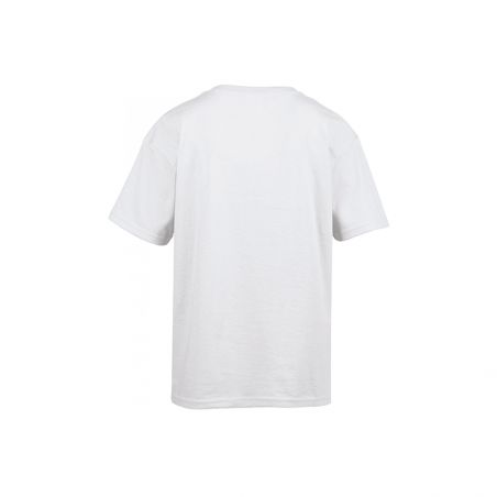 Tee-shirt mixte blanc à Col Rond Enfant | Jeune Mousse 