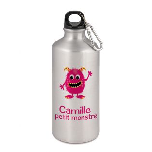 Gourde aluminium 50cl personnalisé 1 monstre