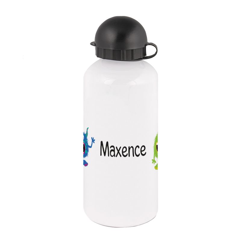 Gourde aluminium 50cl personnalisé plusieurs monstres Gourde aluminium 50cl personnalisé plusieurs monstres
