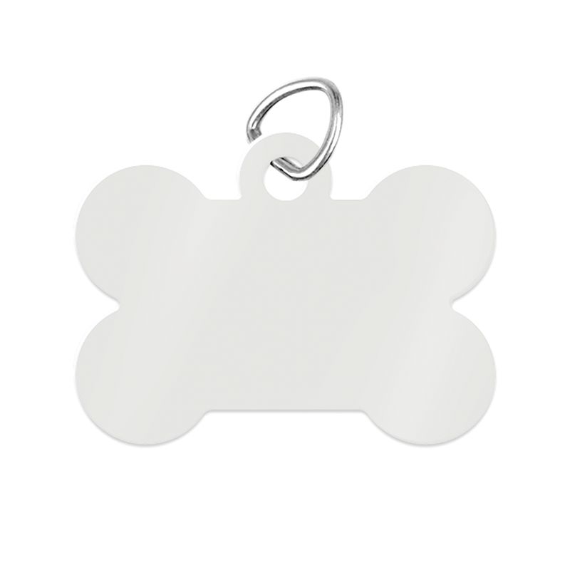 Médaille personnalisée motifs patte de chien | Forme d'os Médaille personnalisée motifs patte de chien | Forme d'os