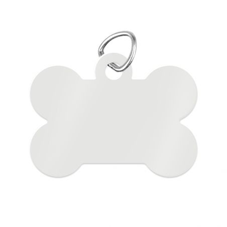 Médaille personnalisée motifs patte de chien | Forme d'os