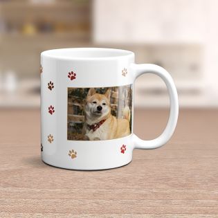 Mug personnalisé chien prénom + photo