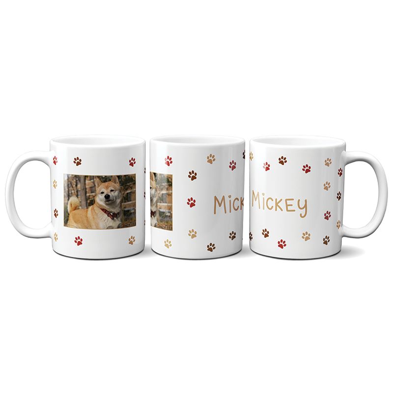 Mug personnalisé chien prénom + photo Mug personnalisé chien prénom + photo