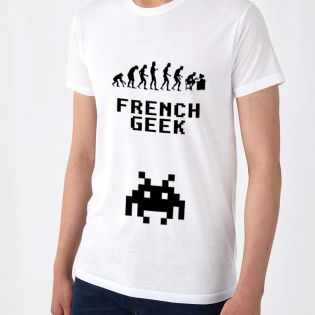 T-shirt personnalisé pour homme blanc ou gris