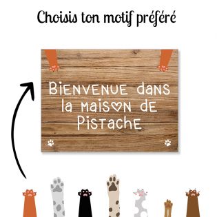Plaque Decorative Personnalisee Maison Du Chat Custom It