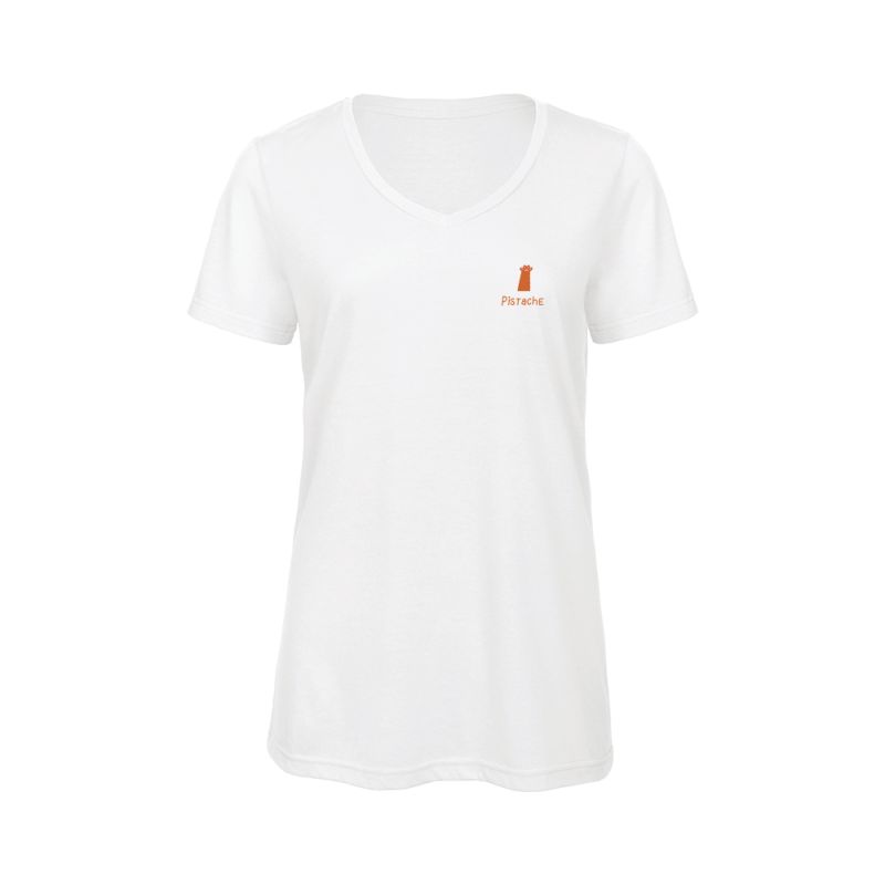 Tee-shirt personnalisable col V EN COUPLE - CELIB | Femme Tee-shirt personnalisable col V EN COUPLE - CELIB | Femme
