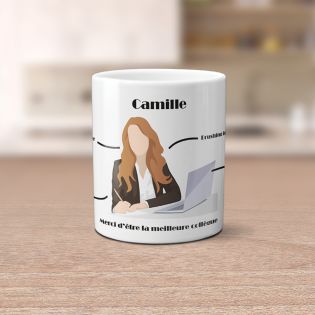 Mug Super Nounou personnalisable avec Texte ou Prénom · Cadeau personnalisé  nourrice ou assistante maternelle