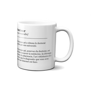 Mug original personnalisé | Définition Médecin