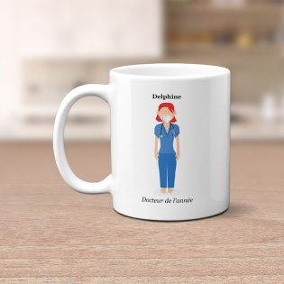 Cadeau médecin - mug personnalisé pour médecin modèle homme