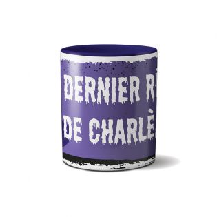 Mug couleur personnalisé texte et photo