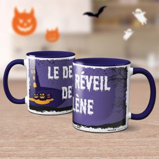 Mug couleur personnalisé texte et photo