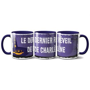 Mug couleur personnalisé texte et photo