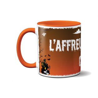 Mug couleur personnalisé texte et photo