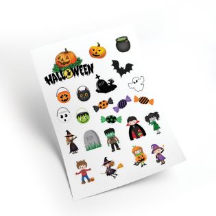 Stickers pour enfants motifs Halloween