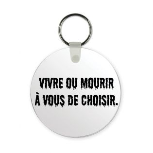 Porte-clefs personnalisé | Rond