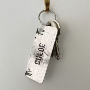 Porte-clés rectangle PSYCHOSE