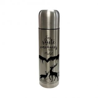 NOËL | Grand thermos à café personnalisé ALU
