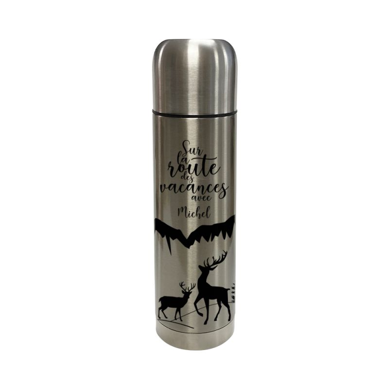 NOËL | Grand thermos à café personnalisé ALU NOËL | Grand thermos à café personnalisé ALU