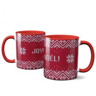 NOËL | Mug motif pull de Noël + Joyeux Noël