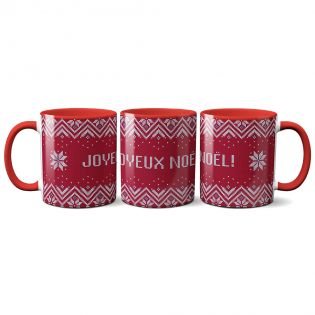 NOËL | Mug motif pull de Noël + Joyeux Noël
