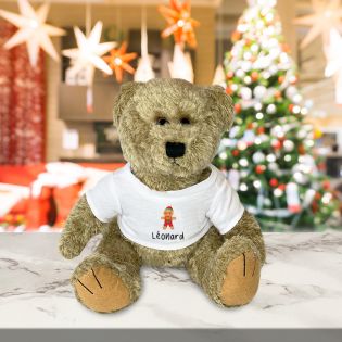 NOËL | Peluche personnalisée | Ours