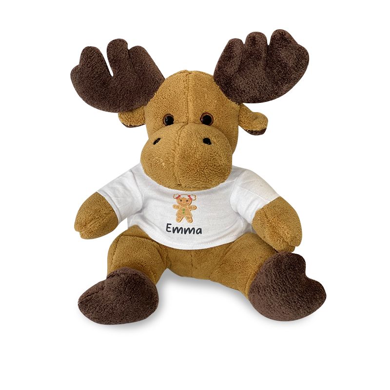 Doudou Peluche personnalisée Ours de noël personnalisée