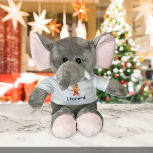 Peluche personnalisée éléphant