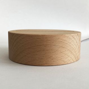 Lampe de chevet avec socle en bois à graver | Rennes - Joyeux Noël