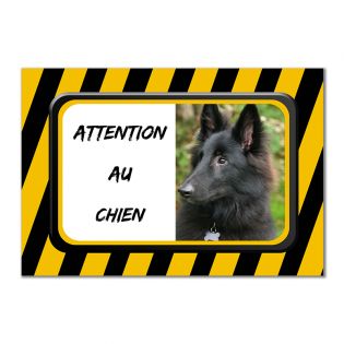 Plaque personnalisée | Attention au chien