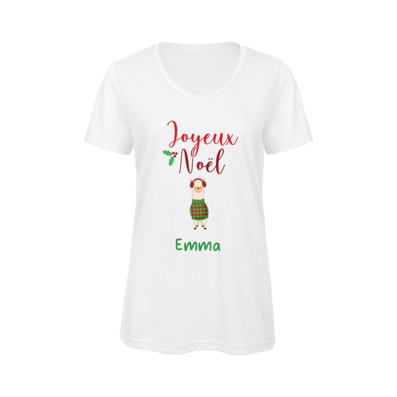 Tee-shirt personnalisable col V | Femme Tee-shirt personnalisable col V | Femme