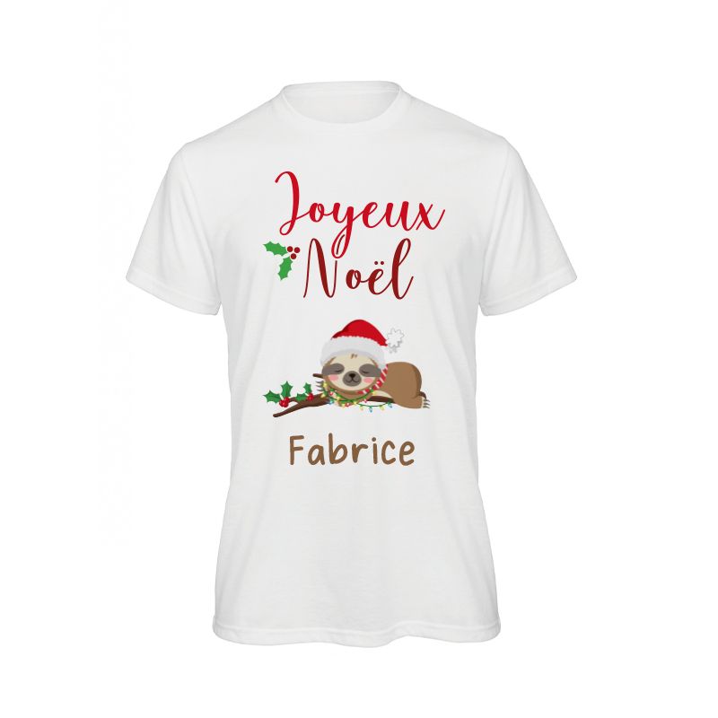 Tee-shirt Noël humoristique personnalisé | Homme