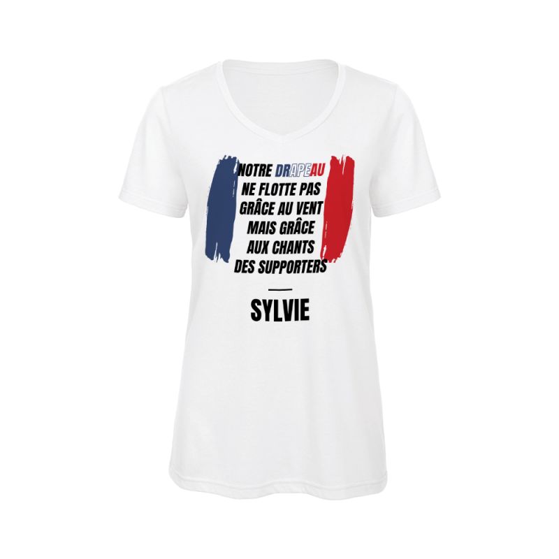 T-Shirts Col V Femme, T-Shirts Blancs & à Logo