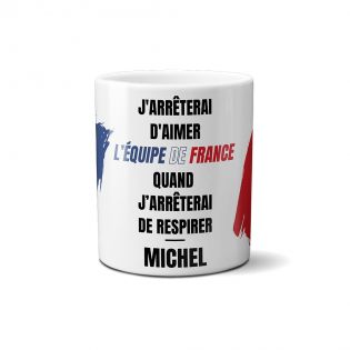 Mug personnalisé · Supporter de l'équipe de France