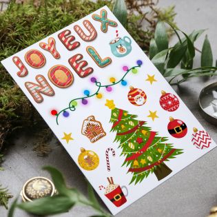 Gommettes autocollantes pour enfants · Motifs Noël