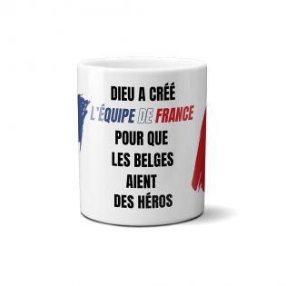 Mug personnalisé · Accessoire du supporter équipe de France