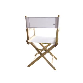 Lot de 2 Fauteuils metteur en scène en bois de bouleau personnalisé